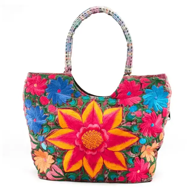 Short Sunflower Purse_villagegoods.ca